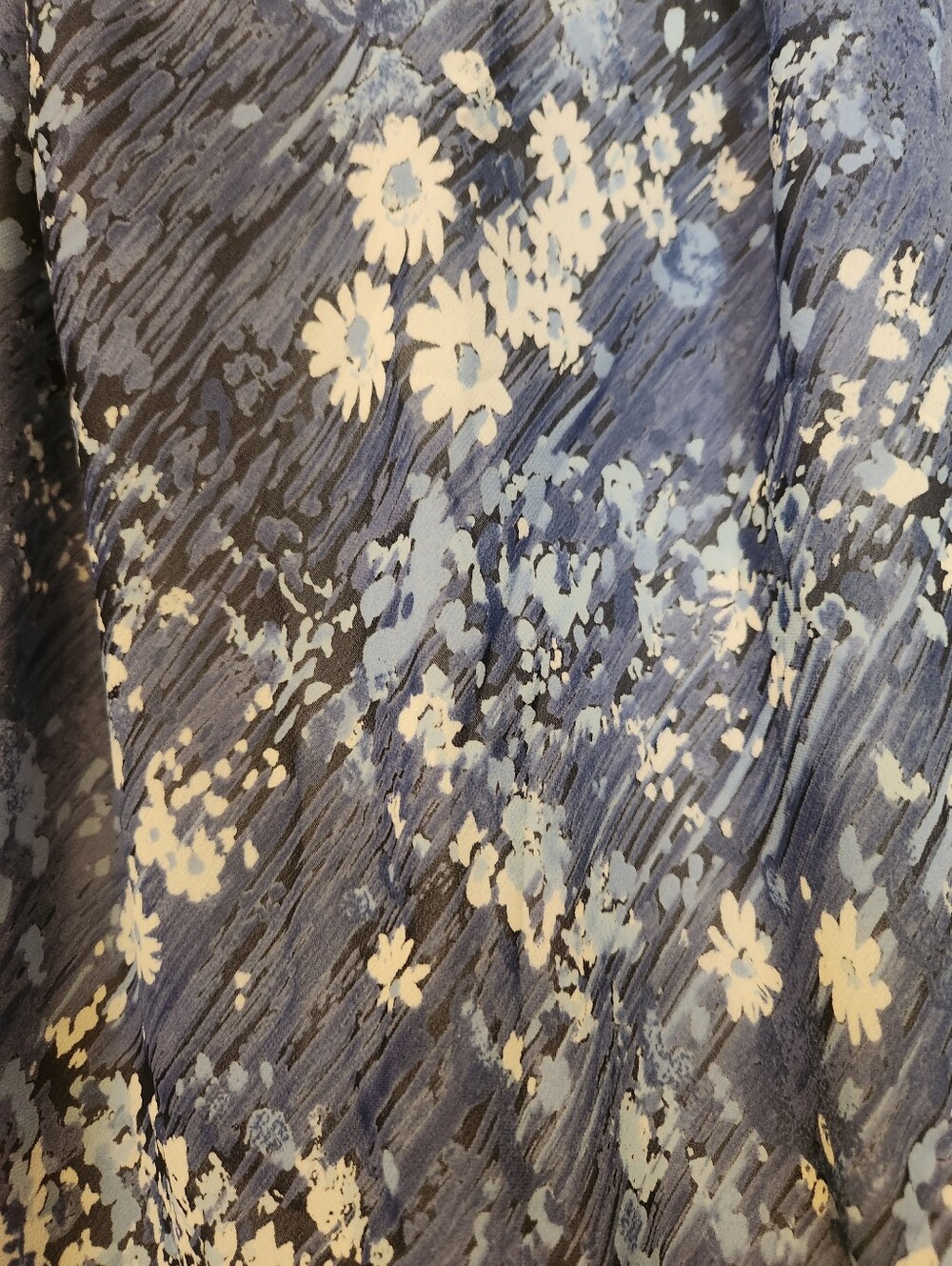 Vintage Y2k Blue Floral Slip Dress - Women’s Intimates - Picture 3 of 7